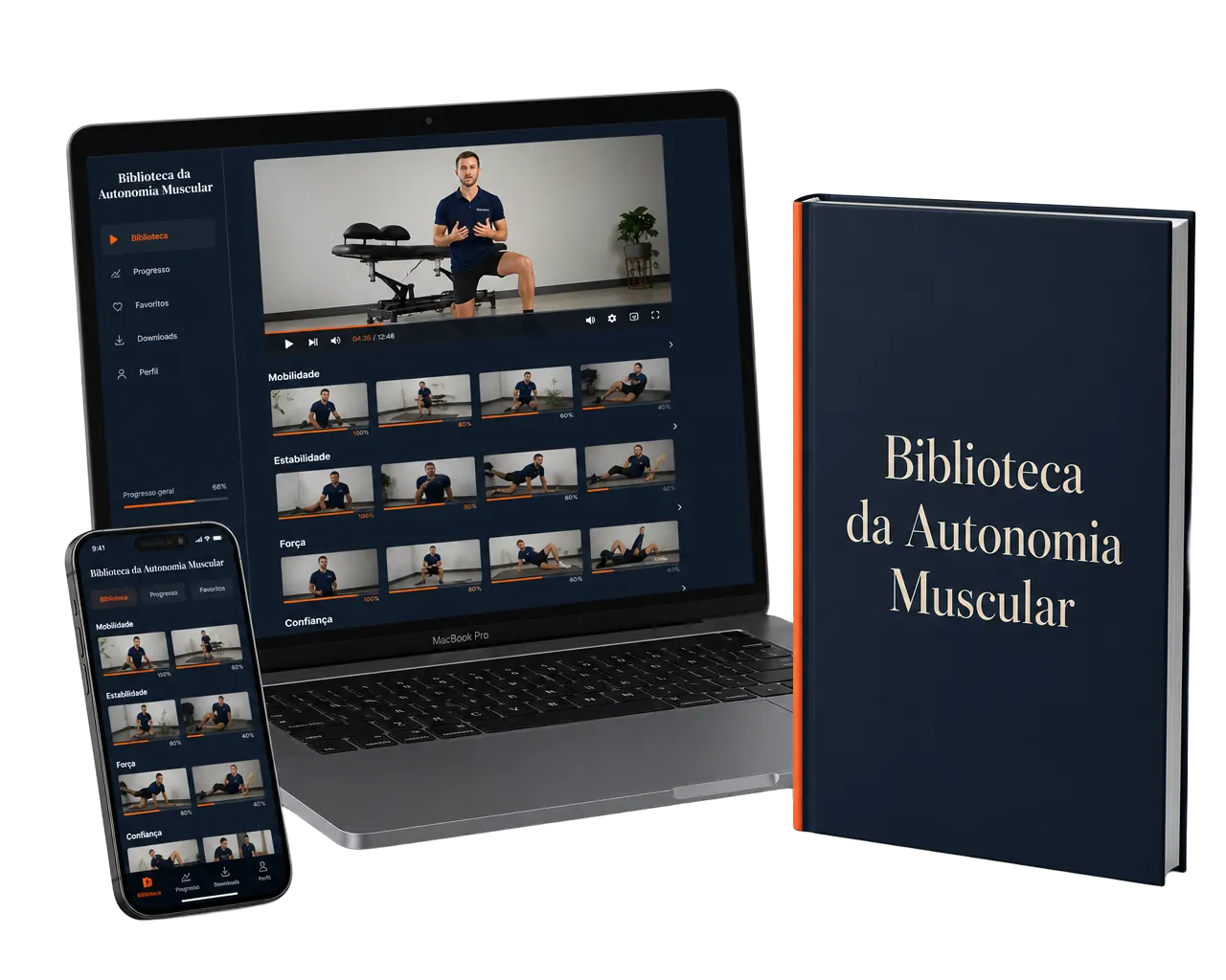 Mockup Biblioteca da Autonomia Muscular™