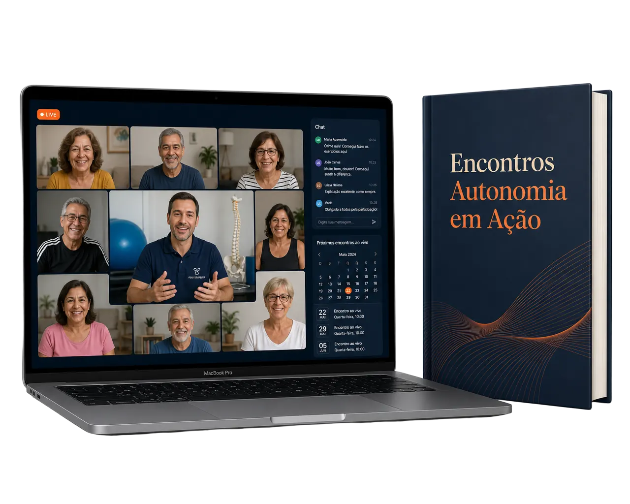 Mockup Encontros Autonomia em Ação